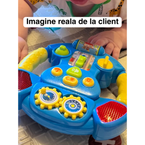 Volan Interactiv pentru Copii cu Lumini și Sunete Realiste