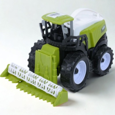 Combină agricolă jucărie copii cu heder detașabil | image