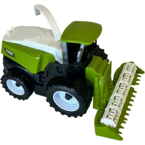 Combină agricolă jucărie copii cu heder detașabil