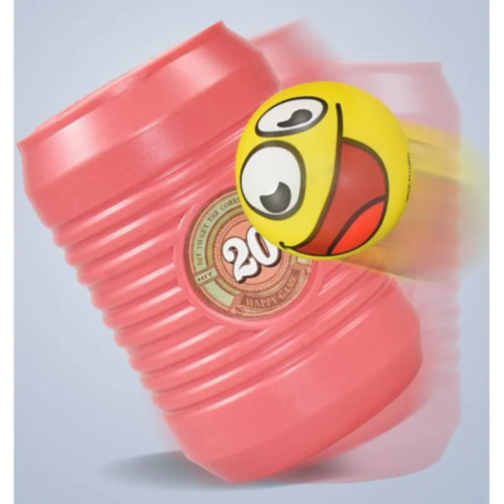 Joc de aruncat cu mingi și cutii colorate