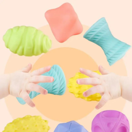 Set 6 mingi moi pentru dezvoltarea abilităților motorii