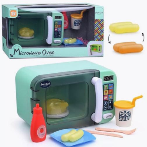 Cuptor cu Microunde Interactiv pentru Copii – Joc de Bucătărie