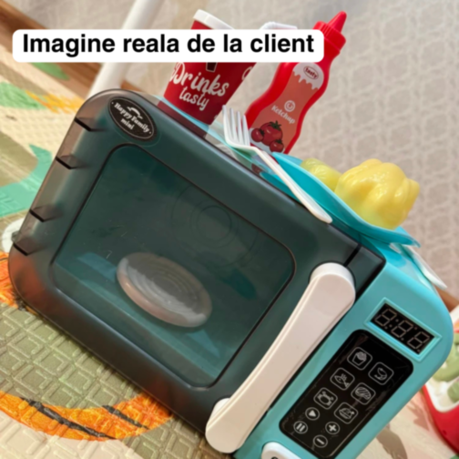 Cuptor cu Microunde Interactiv pentru Copii – Joc de Bucătărie