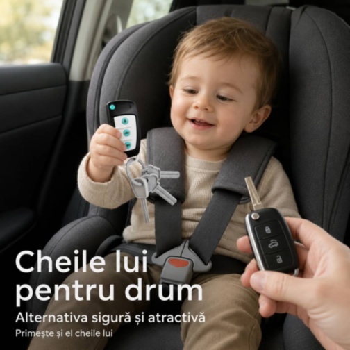 Chei auto interactive cu sunete și lumini pentru bebeluși