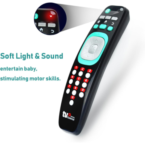 Telecomandă Interactivă pentru Copii – Lumini și Sunete Educative