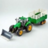 Tractor jucărie pentru copii cu cupă și remorcă (culoare aleatorie)