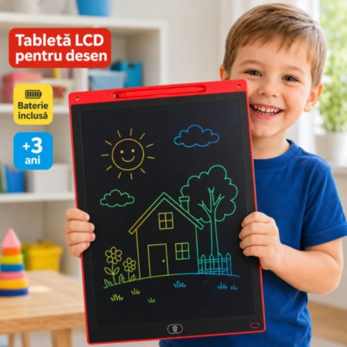 Tabletă LCD mare pentru desen și scris copii