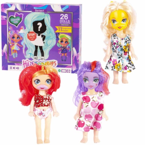 Papusa Hairdorables cu Accesorii, Cutie Surpriza