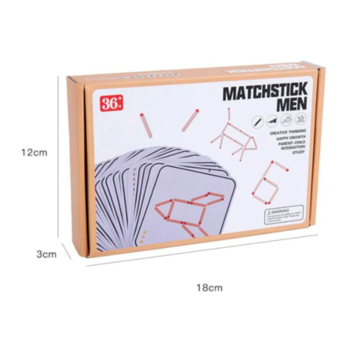 Puzzle Educațional Matchstick - Joc de Construcție și Logică