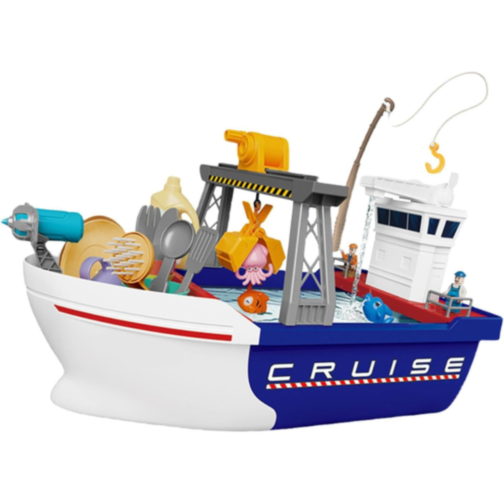 Barcă Interactivă Gourmet Voyager cu Accesorii pentru Joacă Creativă