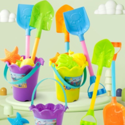 Set Jucării Plajă „Beach Fun” cu Găletușă și Unelte Mari (culoare aleatorie) | image
