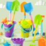 Set Jucării Plajă „Beach Fun” cu Găletușă și Unelte Mari (culoare aleatorie)