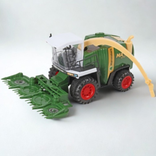 Combină agricolă jucărie pentru copii cu cap de tăiere (culoare aleatorie)