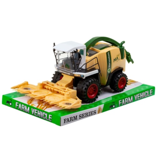 Combină agricolă jucărie pentru copii cu cap de tăiere (culoare aleatorie)