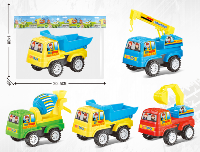 Camion de Construcție cu Fricțiune