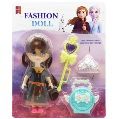1buc. Păpușă Fashion inspirată din Frozen (model aleatoriu)