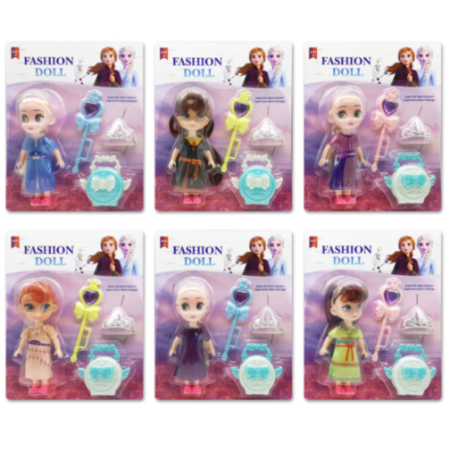 1buc. Păpușă Fashion inspirată din Frozen (model aleatoriu)
