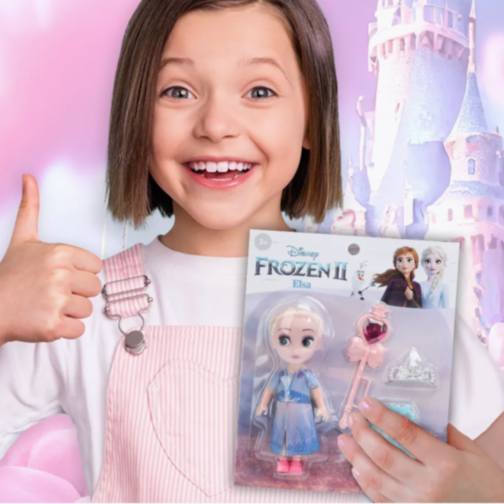 1buc. Păpușă Fashion inspirată din Frozen (model aleatoriu)