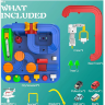 Set interactiv „Aventura cu Obstacole” – Manevrează mașinile și elicopterul