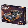 Mașină Supercar Mecanică cu Funcție Pull-Back, Set de 520 Piese