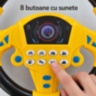Volan de jucărie pentru copii, cu sunete și ventuze