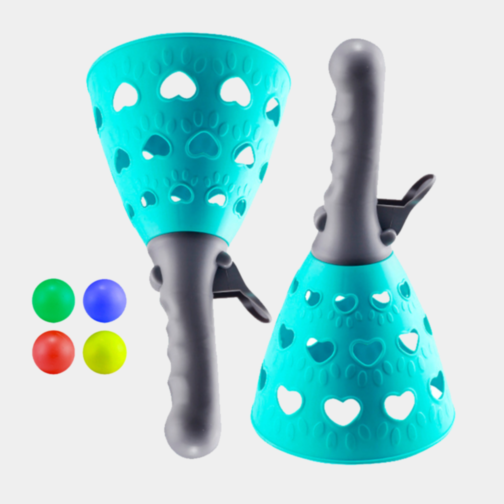 Set Joc Interactiv cu Coșuri de Prindere și Mingi Colorate (culoare aleatorie)