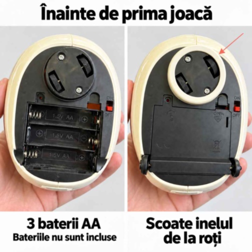 Găinușă muzicală cu lumini, care merge și depune ouă
