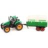 Tractor jucărie pentru copii cu remorcă platformă (culoare aleatorie)