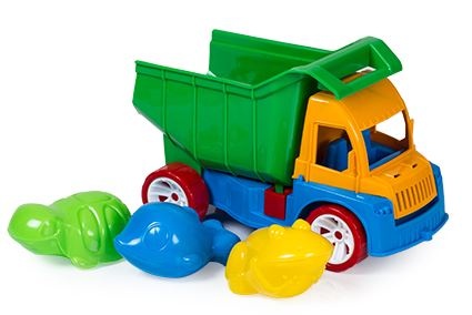 Camion cu 3 Jucării de Baie, 22cm