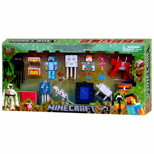 Minecraft cu 10 Figurine și Accesorii