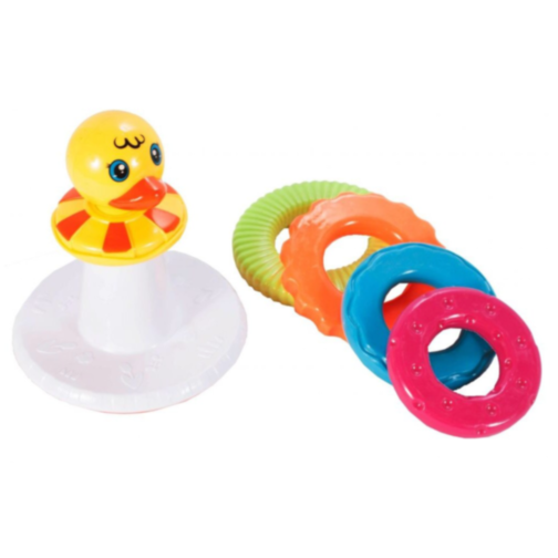 Turn stivuibil cu inele și rață educativă