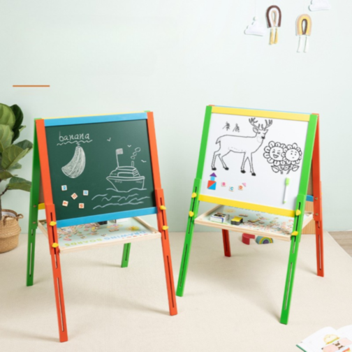 Tablă Multifuncțională Colorată cu Două Fețe – Educație și Creativitate