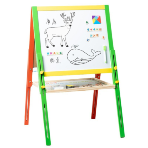 Tablă Multifuncțională Colorată cu Două Fețe – Educație și Creativitate