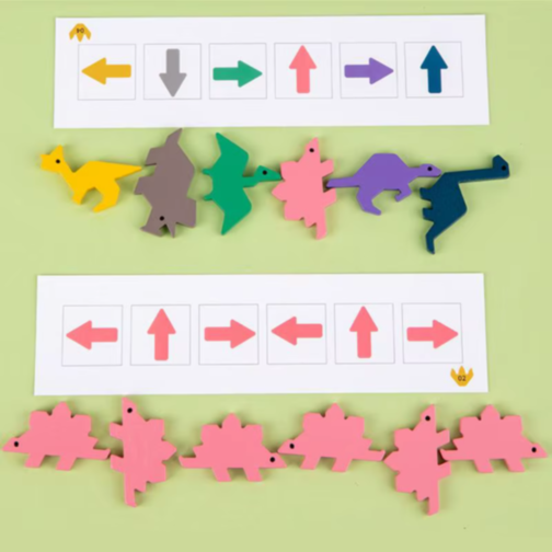 Joc Educativ Rainbow Dinosaur – Logică Matematică și Sortare