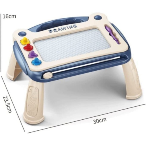 Masă magnetică desen copii cu ștampile și picioare (culoare aleatorie)