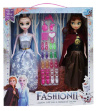 Set Frozen Elsa și Ana cu Colecție de Pantofi 