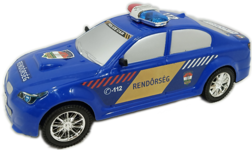 Mașina de Poliție cu Fricțiune, 30cm 