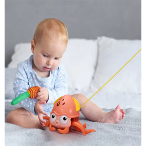 Caracatița Interactivă cu Lumini și Mișcare (culoare aleatorie)