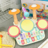Jucărie Interactivă Set de Tobă și Pian cu Microfon pentru Copii