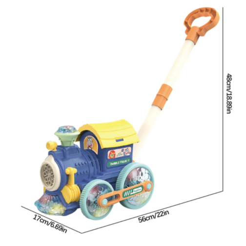 Locomotivă cu Bule și Lumini pentru Copii – Distracție Interactivă (culoare aleatorie)