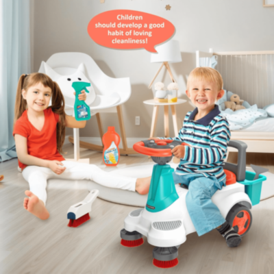 Mașinuță Ride-On de Curățenie cu Accesorii Interactive | image