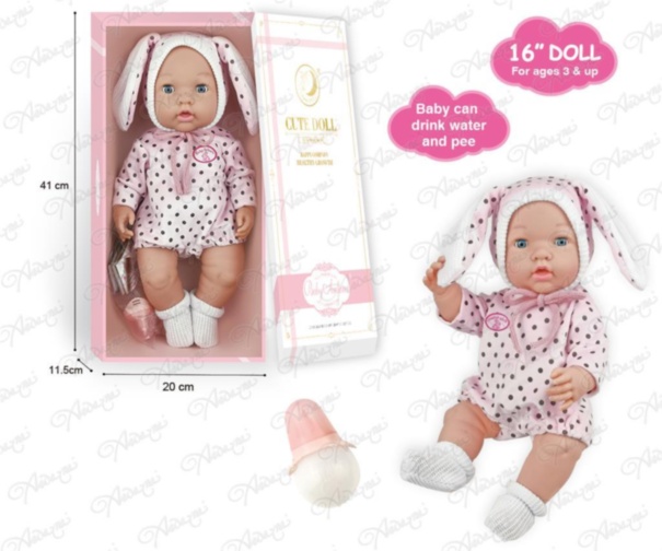 Bebeluș cu Design Realistic, care face Pipi , 42cm