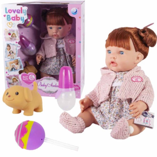 Papușa cu Design Realistic care Bea și face Pipi
