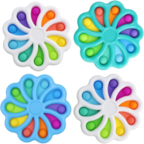 1buc. Jucărie senzorială pop it curcubeu