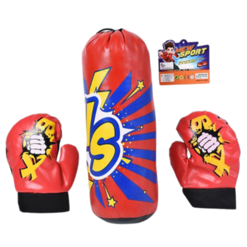 Set de box pentru copii – Mănuși și sac de 33 cm