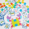 Puzzle Logic Creativ din Lemn - Set educațional cu 48 de cărți și 65 de piese