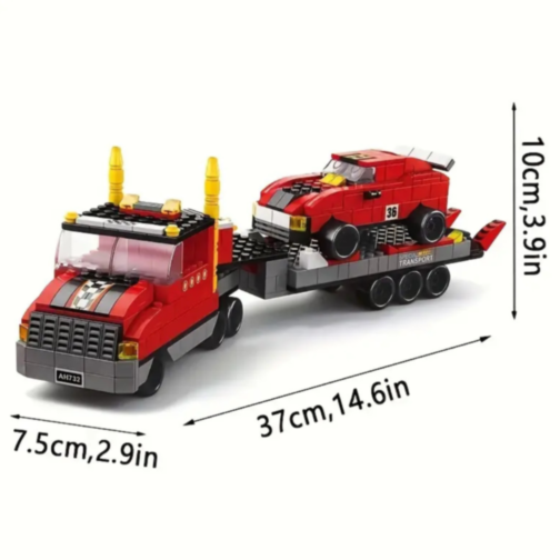 Set de Construcție Echipa de Curse 6 în 1 – 1000 Piese