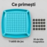 Joc de strategie cu 20 de bile magnetice