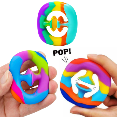 1buc. Snapperz - Jucărie Antistres cu Ventuze și Pocnituri Satisfăcătoare | image