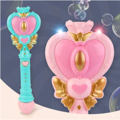 Baghetă magică cu bule și lumini